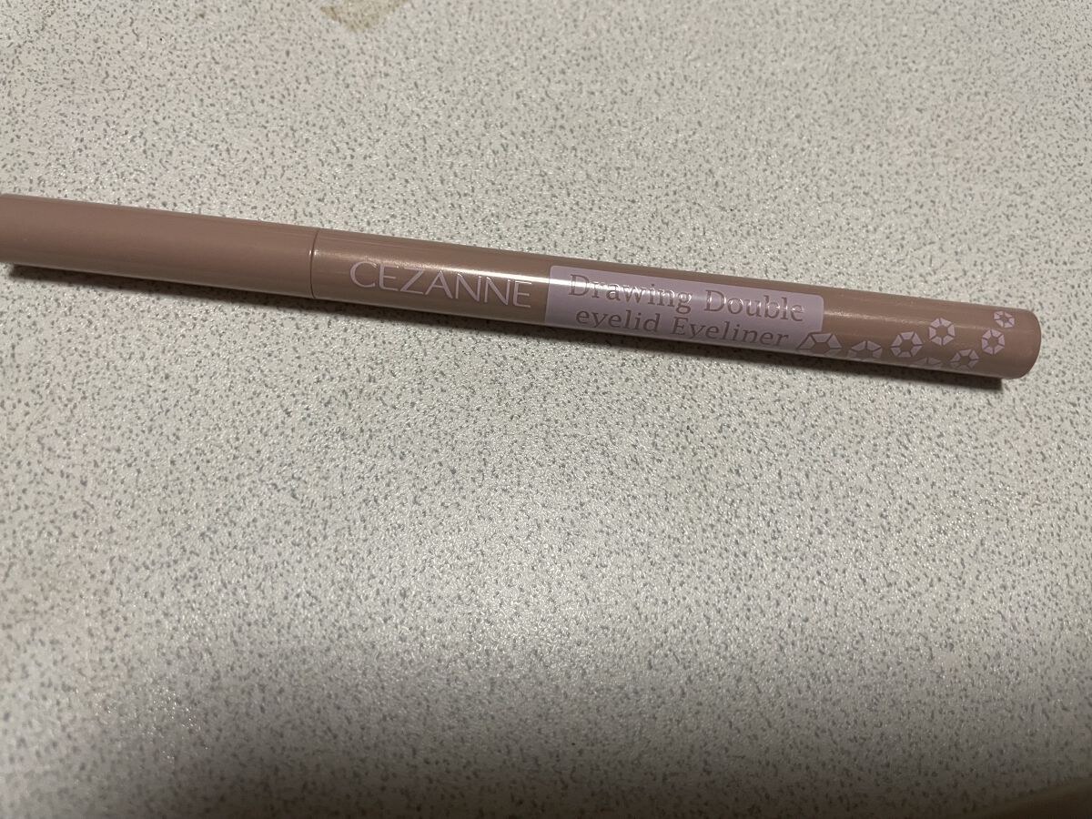 描くふたえアイライナー/CEZANNE/リキッドアイライナーを使ったクチコミ（2枚目）