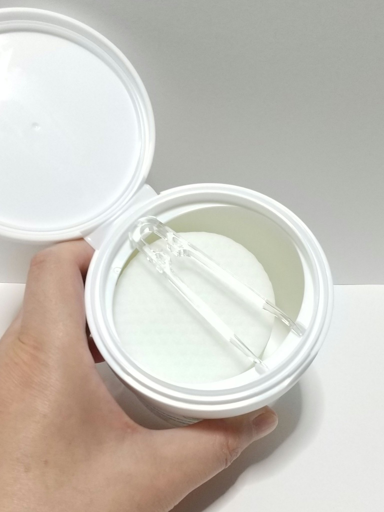 COSRX ワンステップグリーンカーミングパッドのクチコミ「⭐️⭐️⭐️⭐️☆
さっぱりトナーパッド💚

COSRX
ワンステップグリーンカーミングパッド.....」（2枚目）