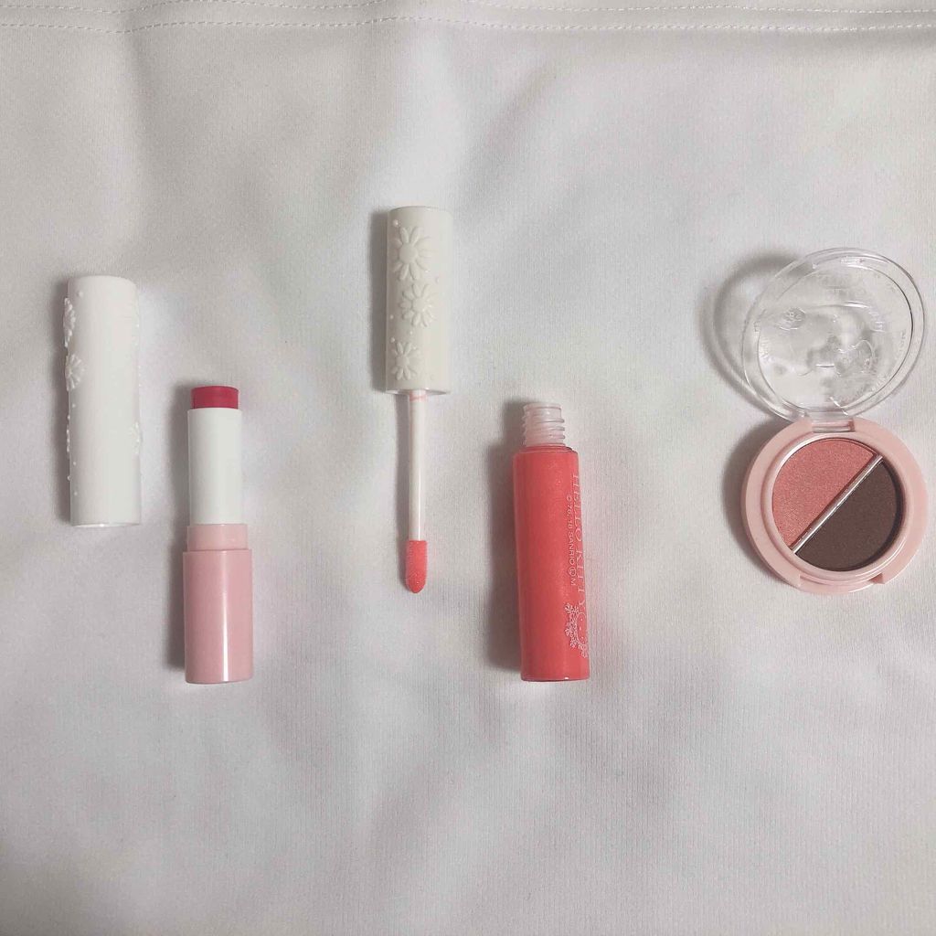 Blooming Kitty リップスティック/DAISO/口紅を使ったクチコミ(2枚目)