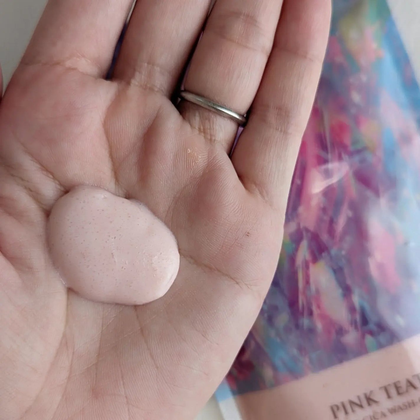 ピンクティーツリーライスシカウォッシュオフパック/APLIN/洗い流すパック・マスクを使ったクチコミ(3枚目)