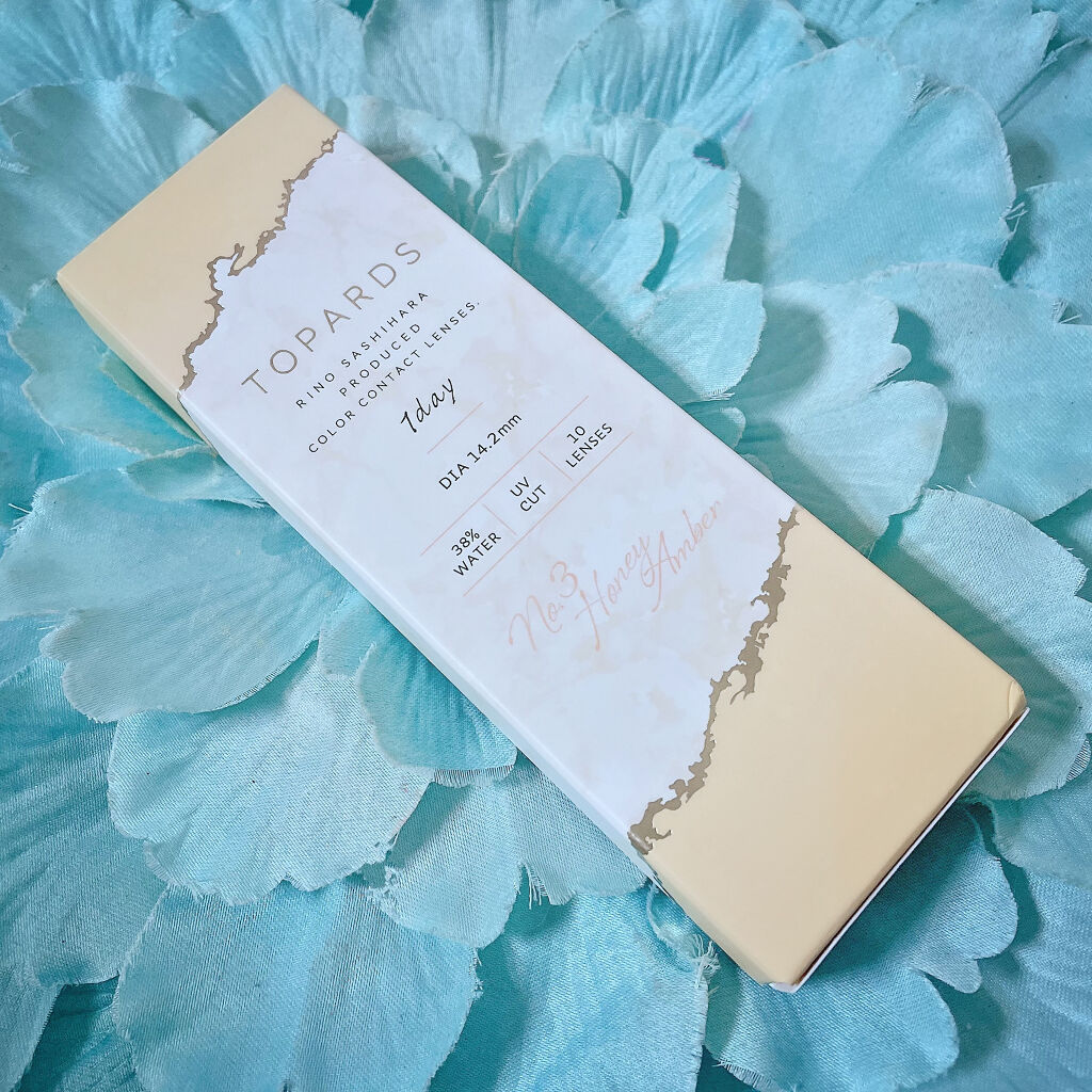 TOPARDS 1day ハニーアンバー/TOPARDS/ワンデー（１DAY）カラコンを使ったクチコミ（2枚目）