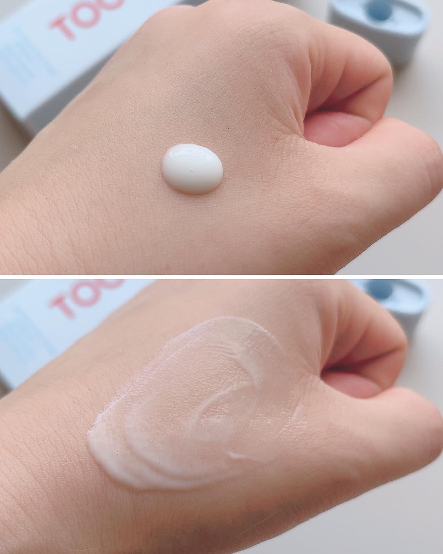 バイオウォータリーサンクリーム/TOCOBO/日焼け止めクリームを使ったクチコミ（3枚目）