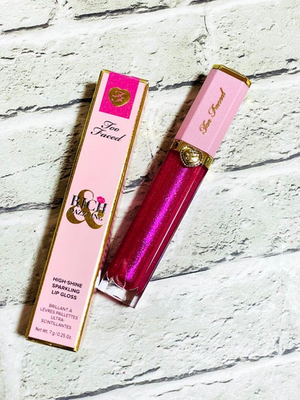 リッチ&ダズリン ハイシャイン スパークリング リップグロス/Too Faced/リップグロスを使ったクチコミ(1枚目)