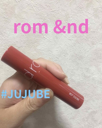 ジューシーラスティングティント/rom&nd/リップティントを使ったクチコミ(1枚目)