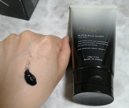 BLACK JELLY WASH(ブラックジェリーウォッシュ)/PLUEST/その他洗顔料を使ったクチコミ(2枚目)