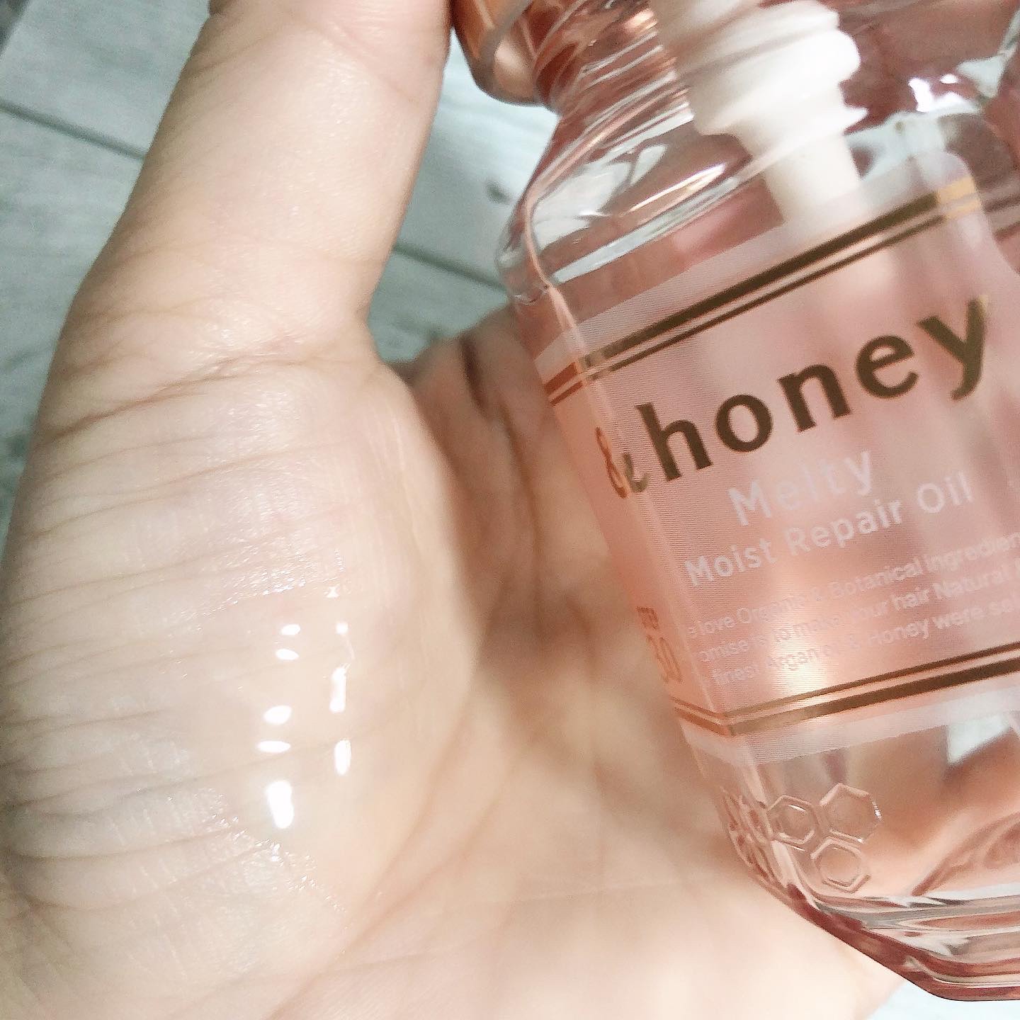 &honey メルティ モイストリペア ヘアオイル 3.0/&honey/ヘアオイルを使ったクチコミ（2枚目）