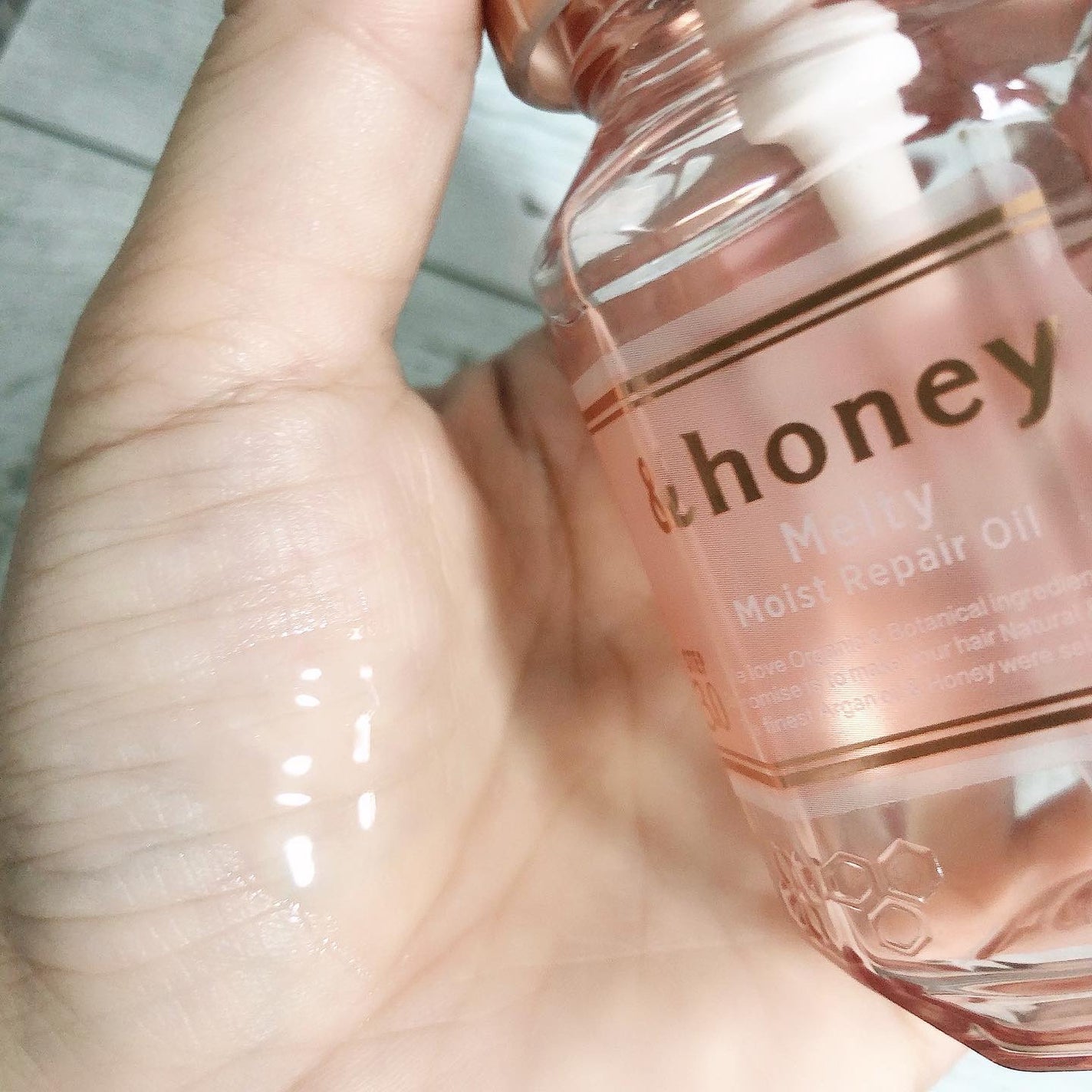 &honey メルティ モイストリペア ヘアオイル 3.0/&honey/ヘアオイルを使ったクチコミ(2枚目)