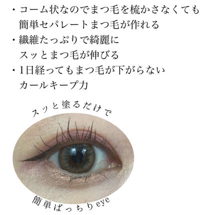 ウォンジョンヨ ヌードアイラッシュ/Wonjungyo/マスカラを使ったクチコミ(2枚目)