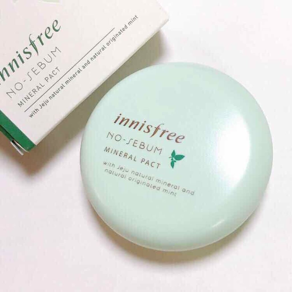 ノーセバム ミネラルパクト N/innisfree/プレストパウダーを使ったクチコミ（2枚目）