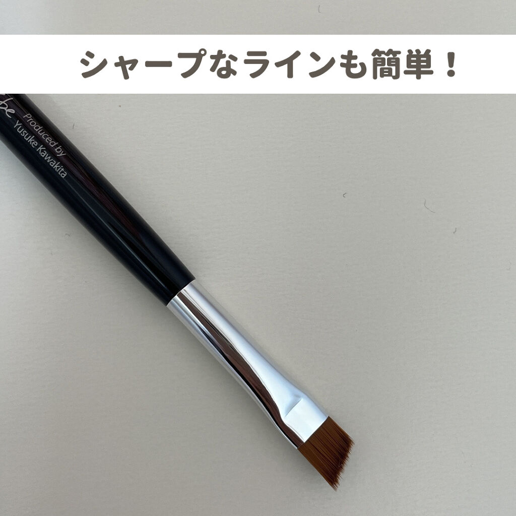 ダブルエンドアイブロウブラシ熊野筆/＆be/メイクブラシを使ったクチコミ（3枚目）