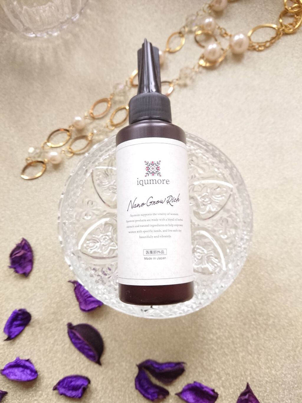 ナノグロウリッチ/iqumore/頭皮ローションを使ったクチコミ（3枚目）