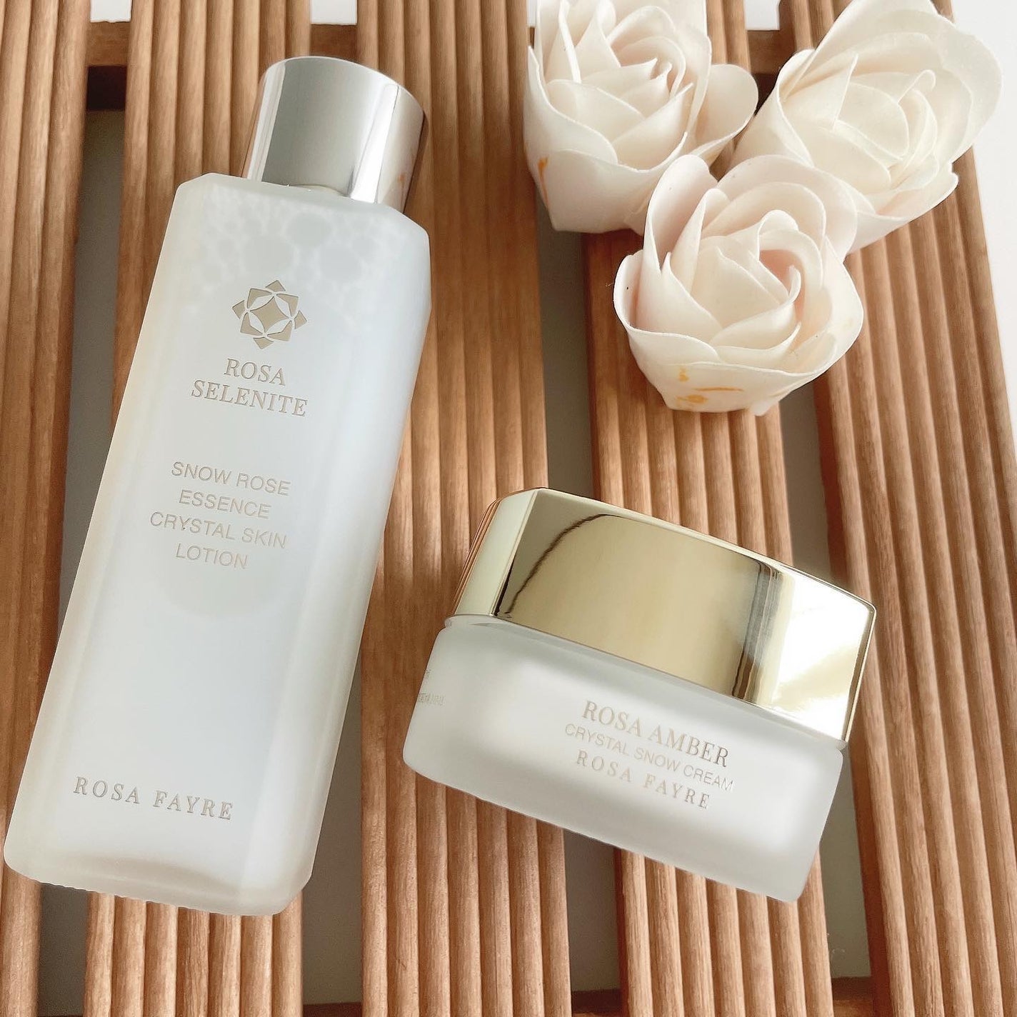 ロサ セレナイト スノーローズ エッセンス クリスタルスキン ローション/ROSA FAYRE/化粧水を使ったクチコミ(1枚目)
