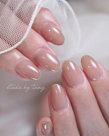 リアジェル on LIPS 「使用カラー@reagel.nail・S042シアーベージュ大人..」(2枚目)