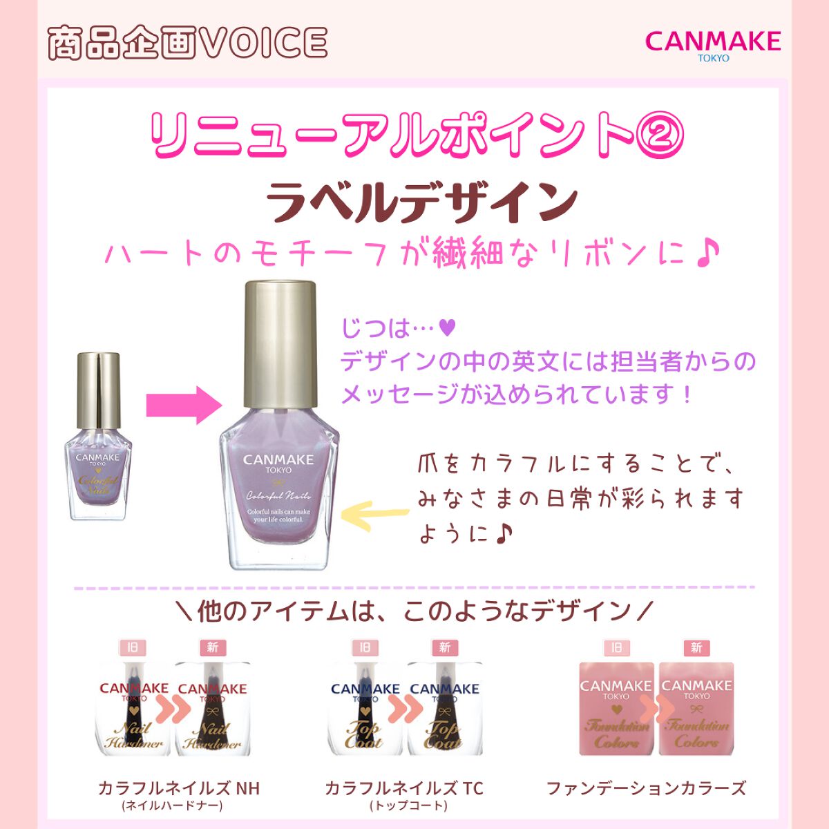 カラフルネイルズ/キャンメイク/マニキュアを使ったクチコミ(4枚目)