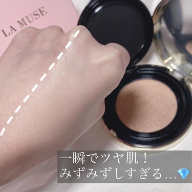 ラミューズ CORRECT CARE COMPLETE CC CUSHIONのクチコミ「LAMUSE ラミューズ の
コレクトケアコンプリートCCクッション🐇

ピンクのコンパクトが.....」（2枚目）