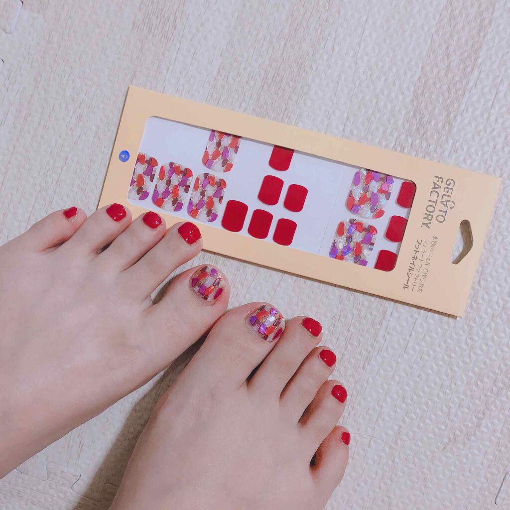 ネイルフィット ジェルネイルシール/GELATO FACTORY/ネイルシールを使ったクチコミ(1枚目)