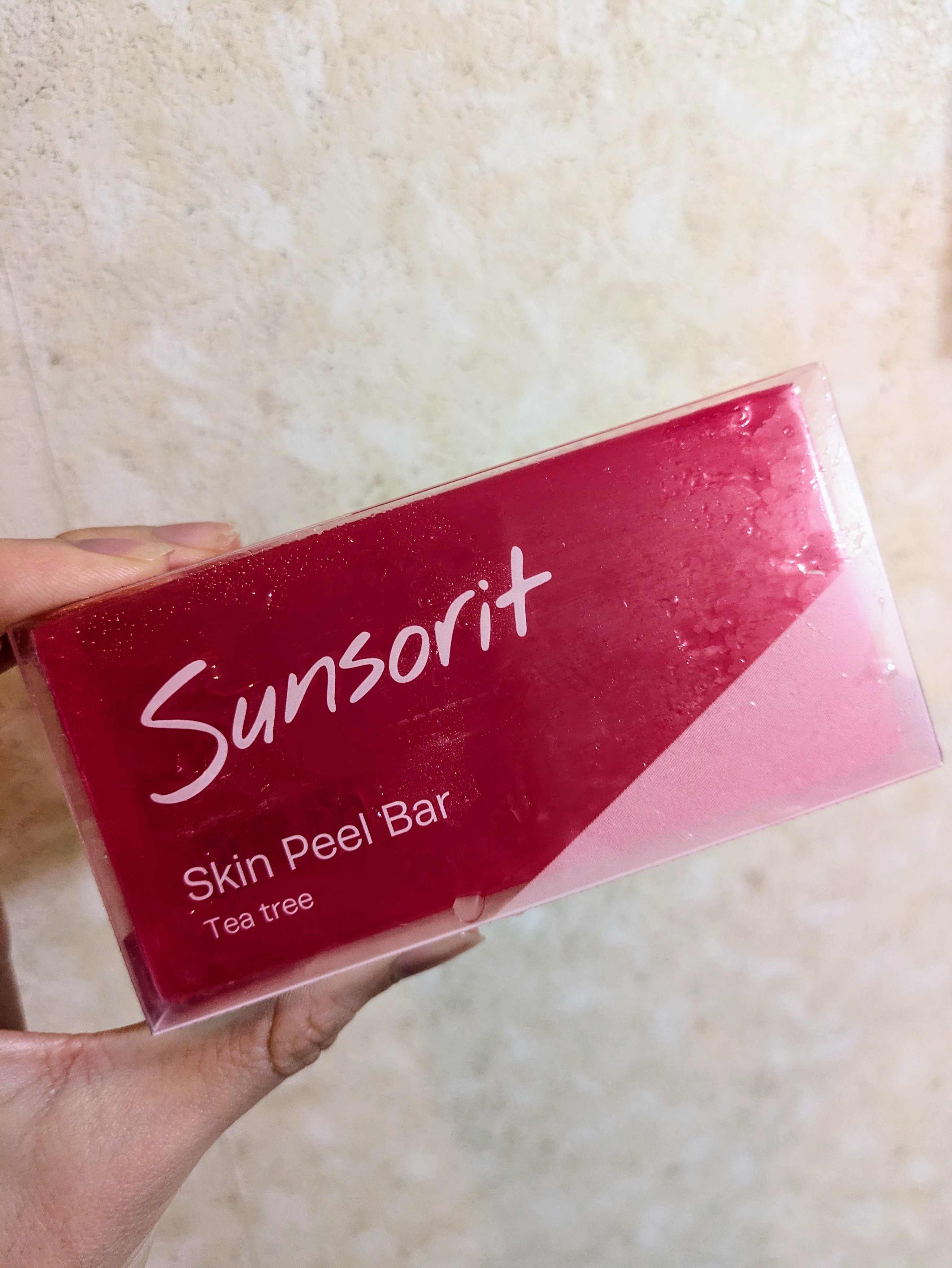 スキンピールバー ティートゥリー/サンソリット/洗顔石鹸を使ったクチコミ（1枚目）