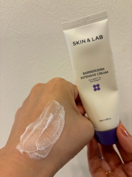 バリアダームモイストクリーム/SKIN&LAB/フェイスクリームを使ったクチコミ(3枚目)