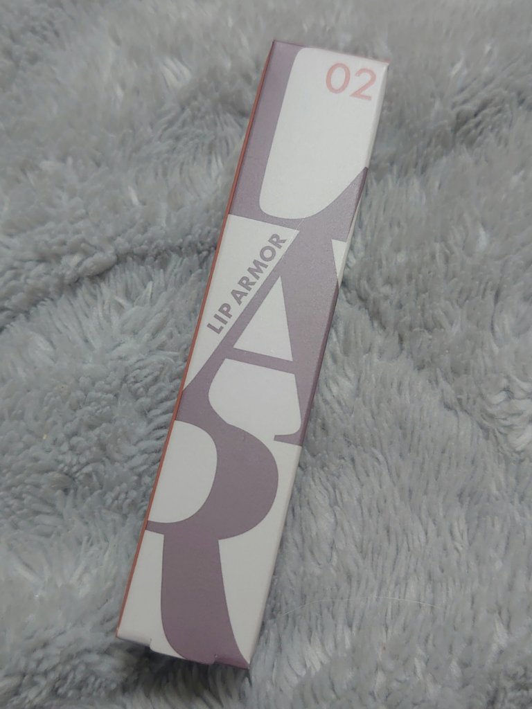 リップアーマー 02 夜遊びコーラル/KiSS/口紅を使ったクチコミ（1枚目）