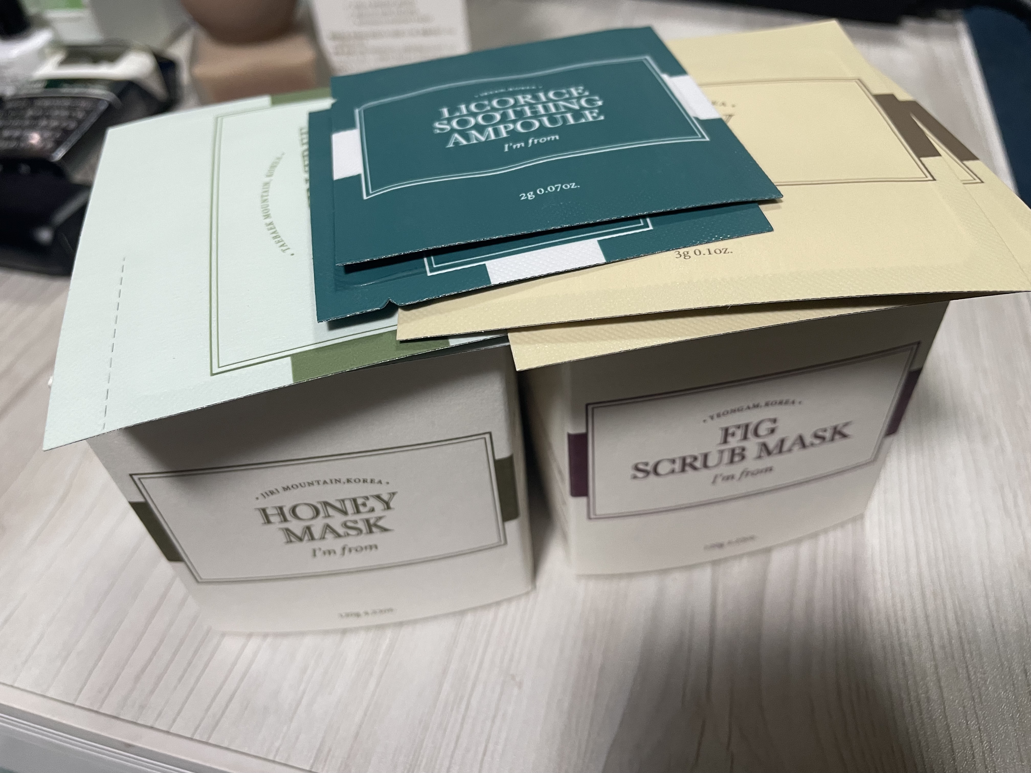 ハニーマスク/I'm from/洗い流すパック・マスクを使ったクチコミ（1枚目）