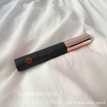 DECORTÉ ティント リップグロスのクチコミ「COSME DECORTE
ティントリップグロス　06terracotta sand

コスデ.....」（1枚目）