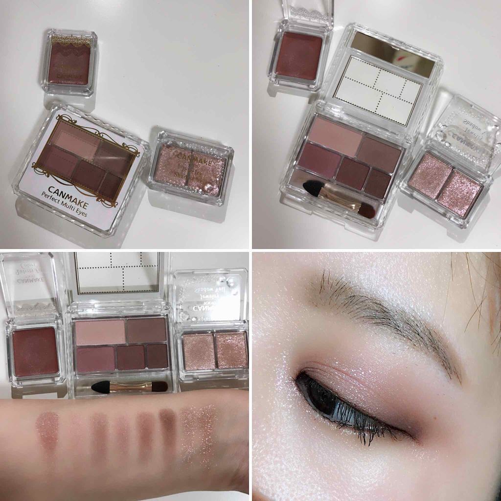 ベルベッティフィットカラーズ/キャンメイク/ジェル・クリームアイシャドウを使ったクチコミ（1枚目）