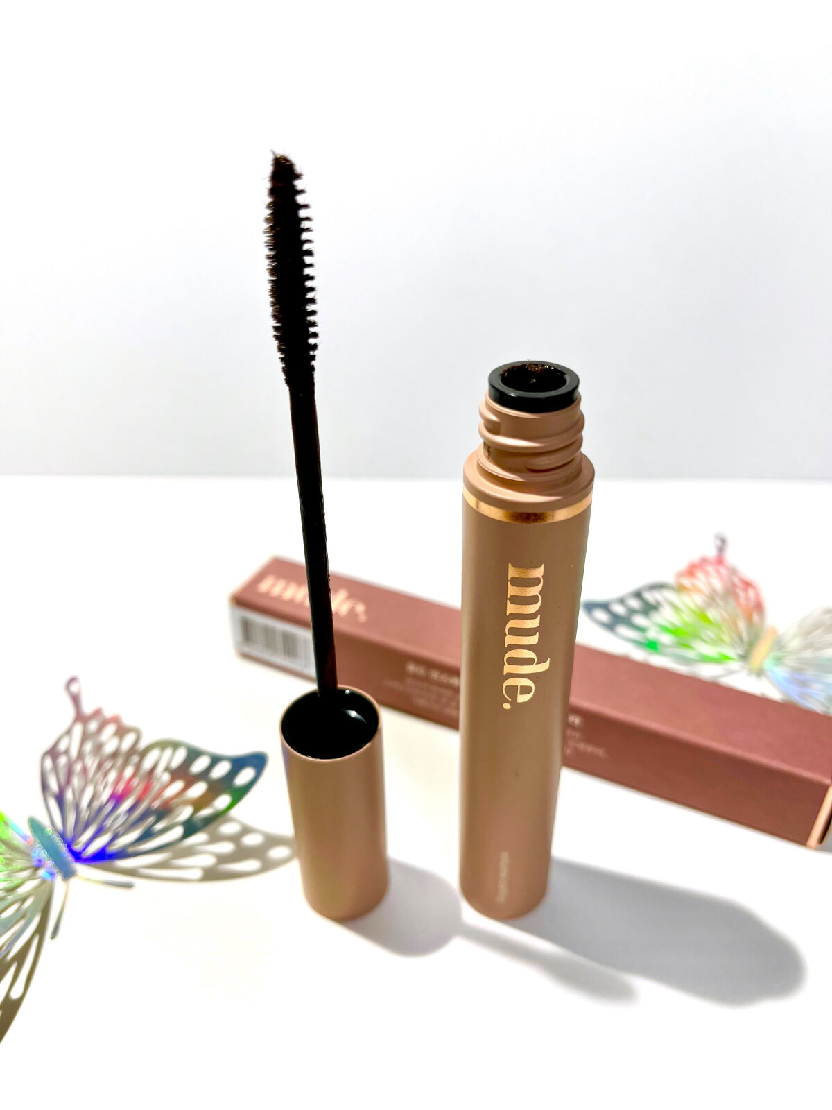 MD インスパイア ボリューム カーリング マスカラ ブラウン/mude./マスカラを使ったクチコミ（2枚目）