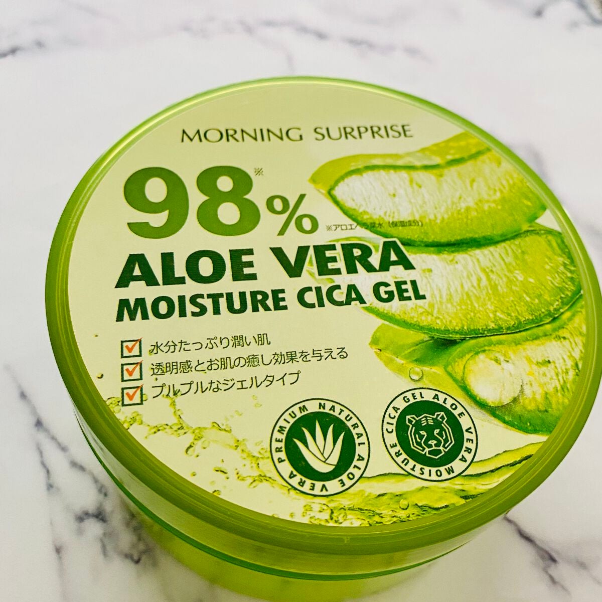 ALOE VERA 98% MOISTURE CICA GEL/MORNING SURPRISE/ボディクリームを使ったクチコミ(2枚目)