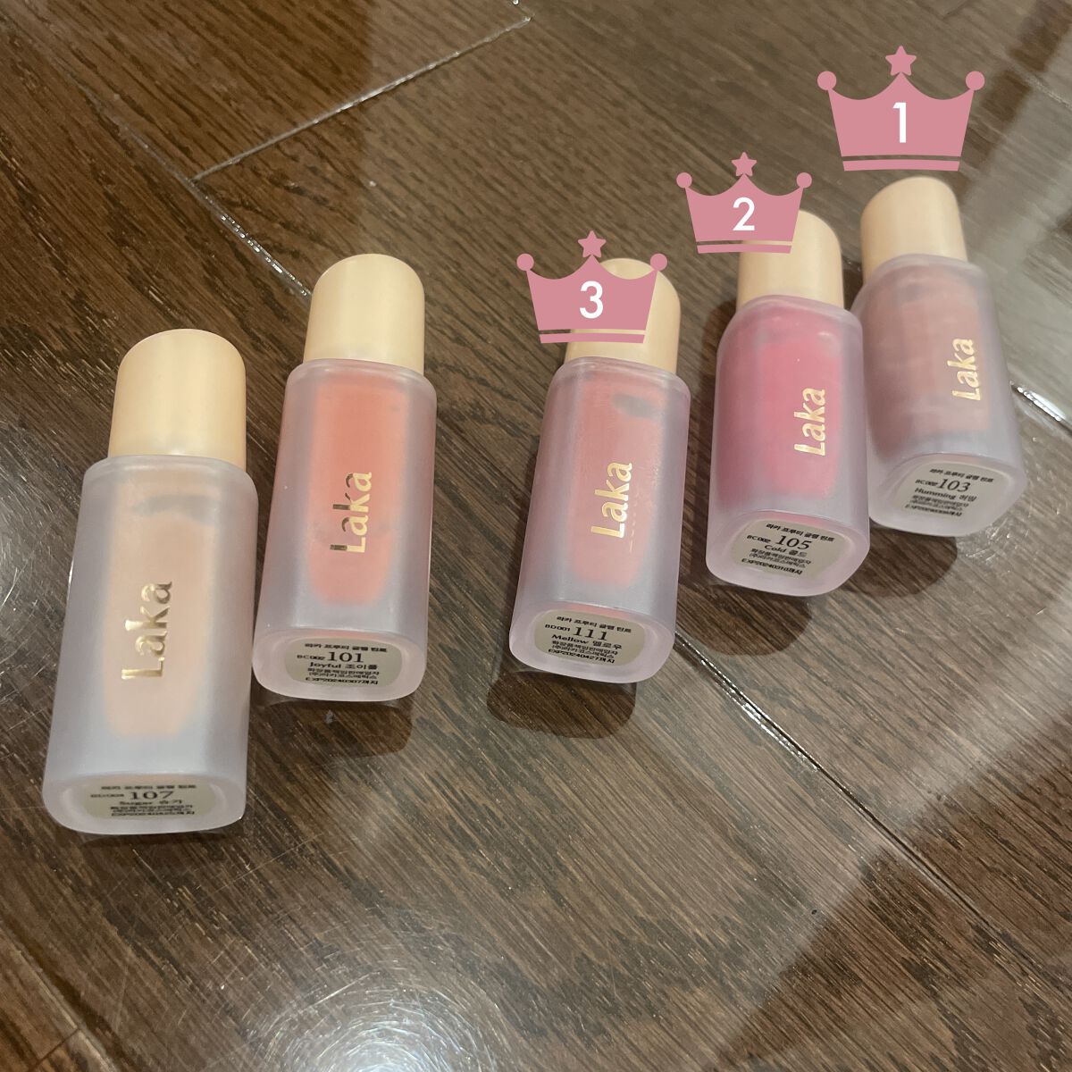 フルーティーグラムティント/Laka/リップティントを使ったクチコミ（1枚目）
