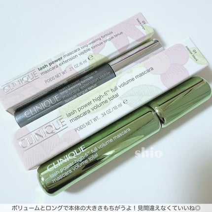 ラッシュ パワー ハイ ファイ フル ボリューム マスカラ/CLINIQUE/マスカラを使ったクチコミ(5枚目)