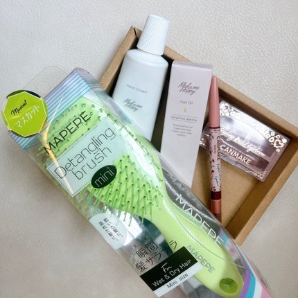 デタングリングブラシミニ マスカット(限定)/マペペ/ヘアブラシの画像