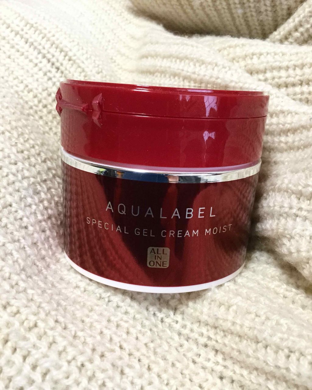 スペシャルジェルクリーム(モイスト)/アクアレーベル/オールインワン化粧品を使ったクチコミ(1枚目)