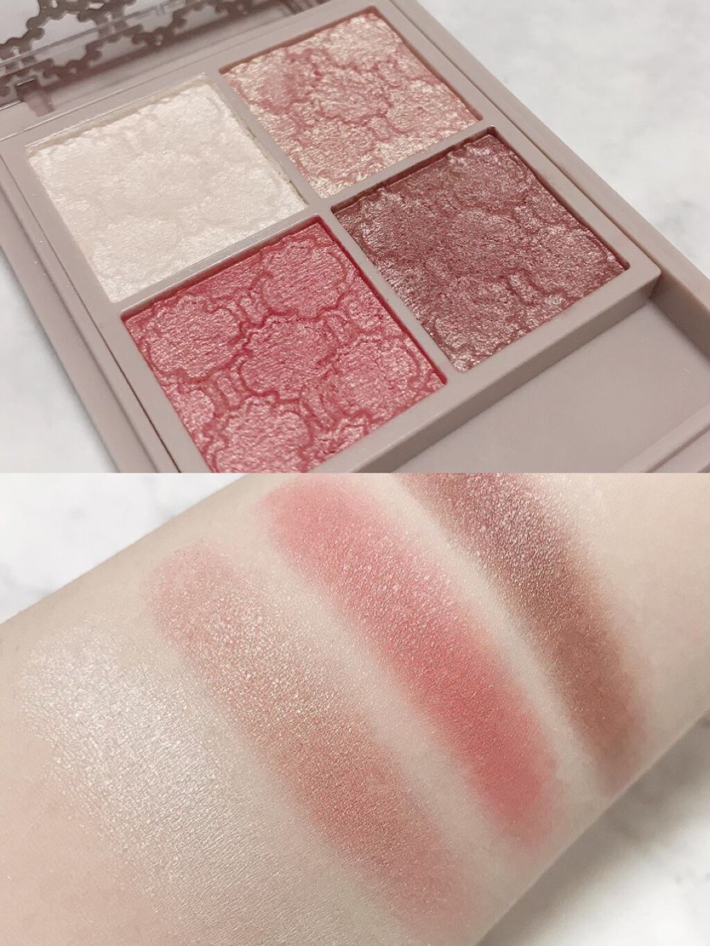 グロッシーリッチ アイズ N/Visée/アイシャドウパレットを使ったクチコミ（3枚目）