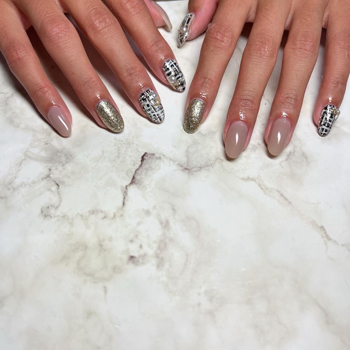 #秋ネイル,#ツイードネイル,#ネイル,#ニュアンスネイル,#スカルプネイル,#ジェルネイル,#ママネイル,#ギャルネイル,#大人ネイル,#派手ネイル,#ネイル,#城陽ネイル,#京都ネイル,#大阪ネイル,#奈良ネイルのネイルデザイン