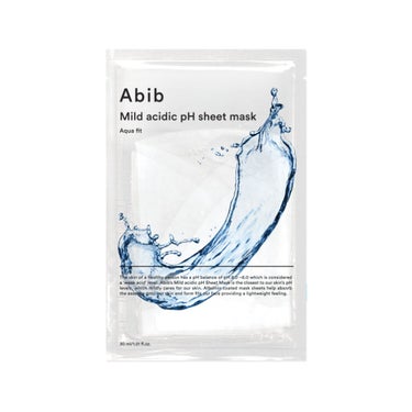 弱酸性pHシートマスク アクアフィット Abib 