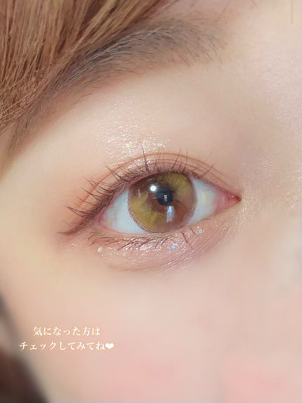 ごんす@YouTube始めました on LIPS 「《オレンジカラコン❤︎》普段オレンジ味のあるブラウンメイクやオ..」(7枚目)