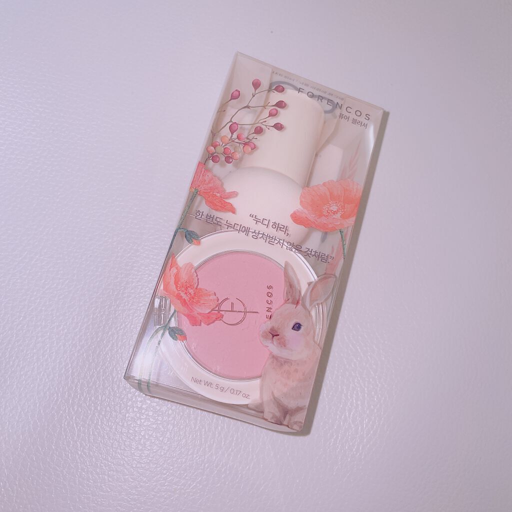 ベアブラッシャー パフ付き/フォレンコス/パウダーチークを使ったクチコミ(3枚目)