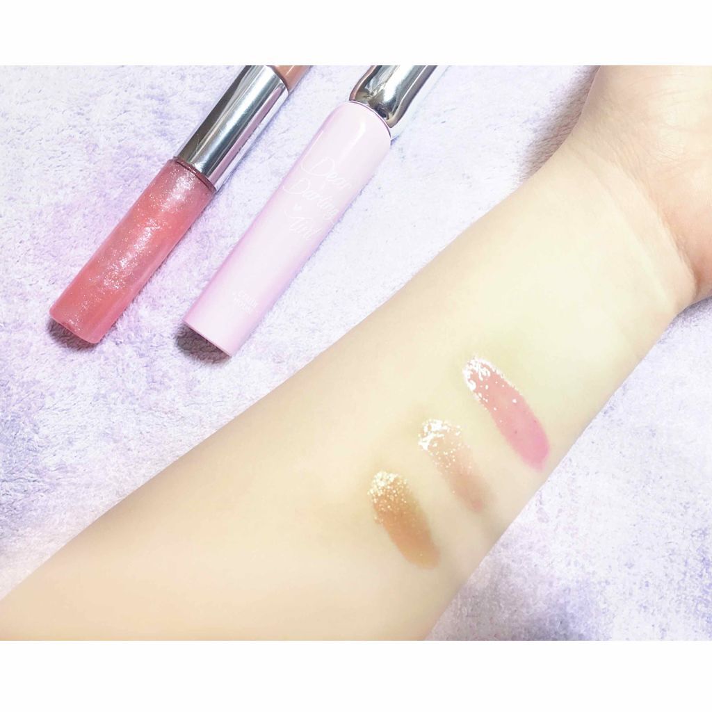 フェイスポップ Wスティックグロス/RMK/リップグロスを使ったクチコミ(2枚目)