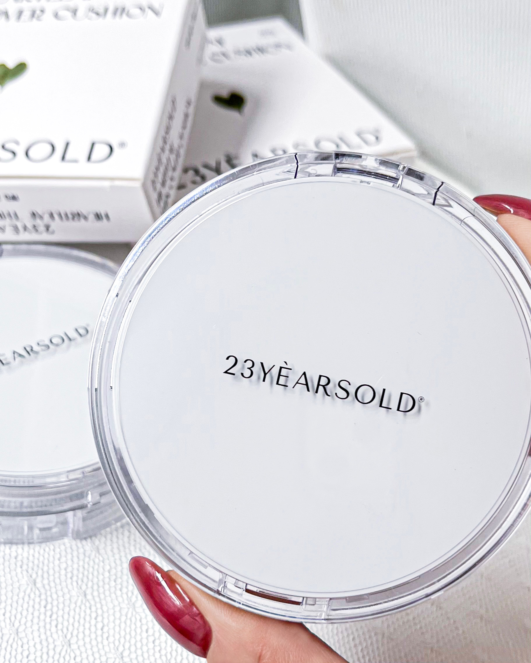 ハートリーフシーンカバークッション/23years old/クッションファンデーションを使ったクチコミ（2枚目）