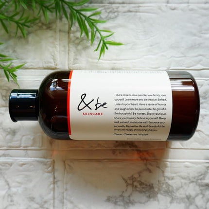 &be クリアクレンズウォーター/&be/クレンジングウォーターを使ったクチコミ(2枚目)