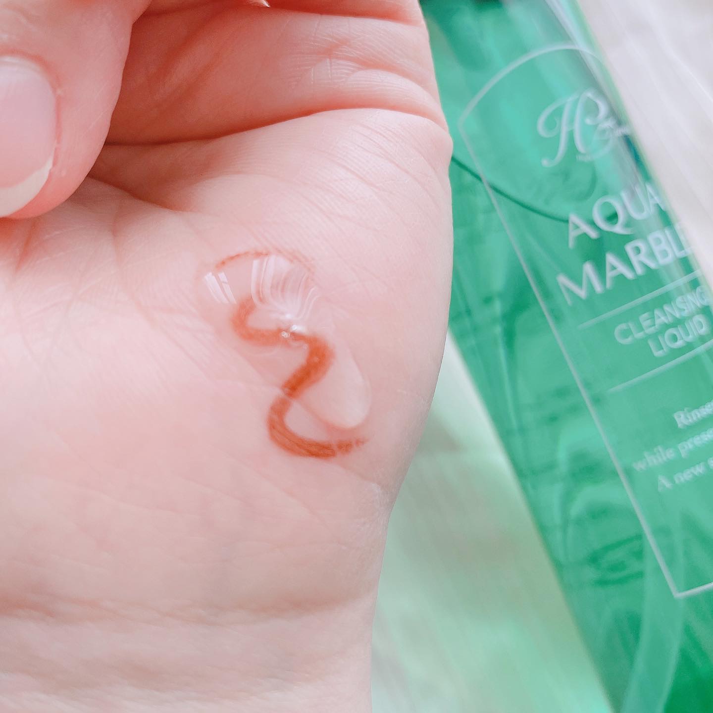 アクアマーブル クレンジング リキッド/idea/クレンジングウォーターを使ったクチコミ（2枚目）