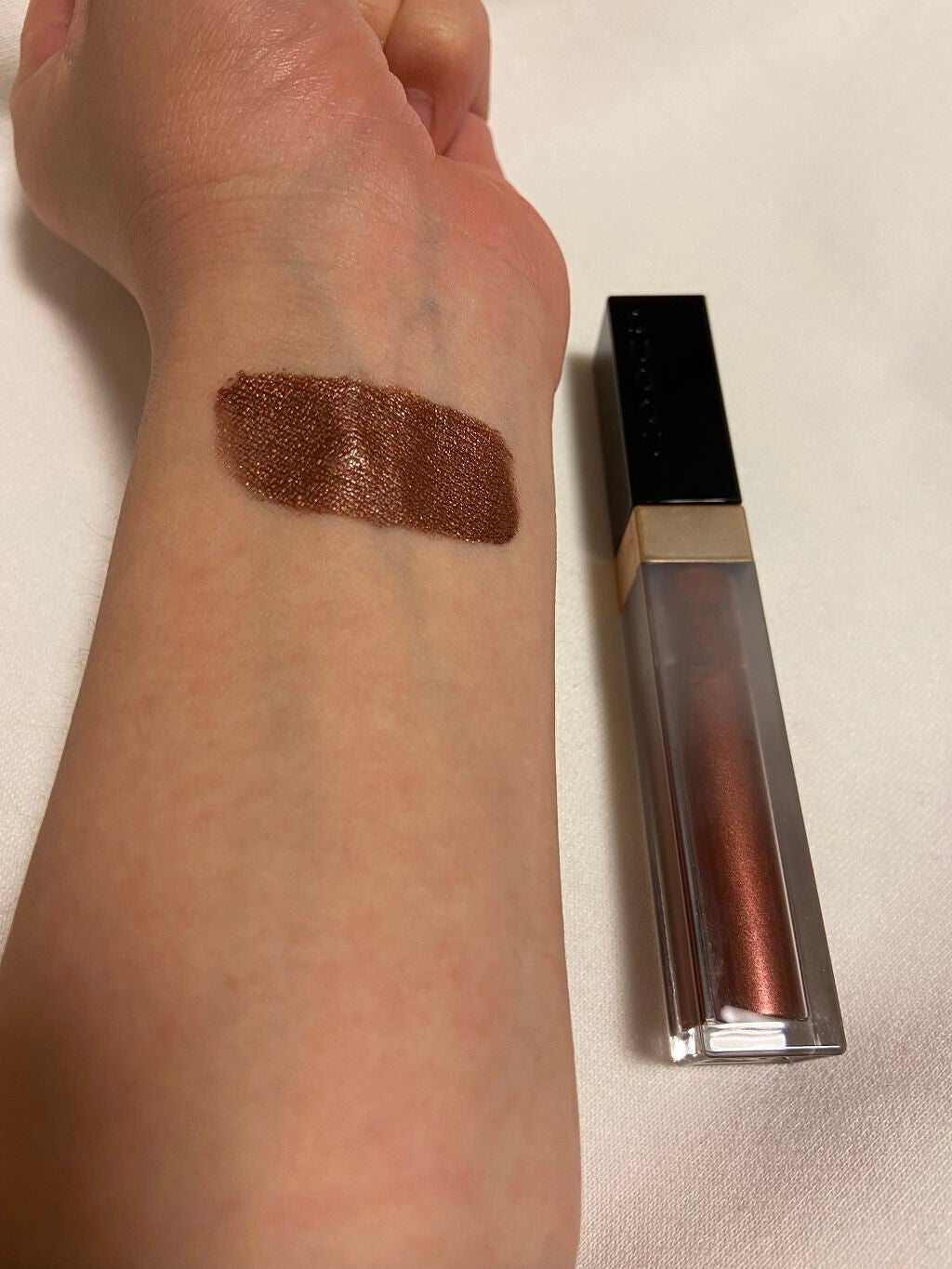 グロウ タッチ アイズ/SUQQU/リキッドアイシャドウを使ったクチコミ(4枚目)