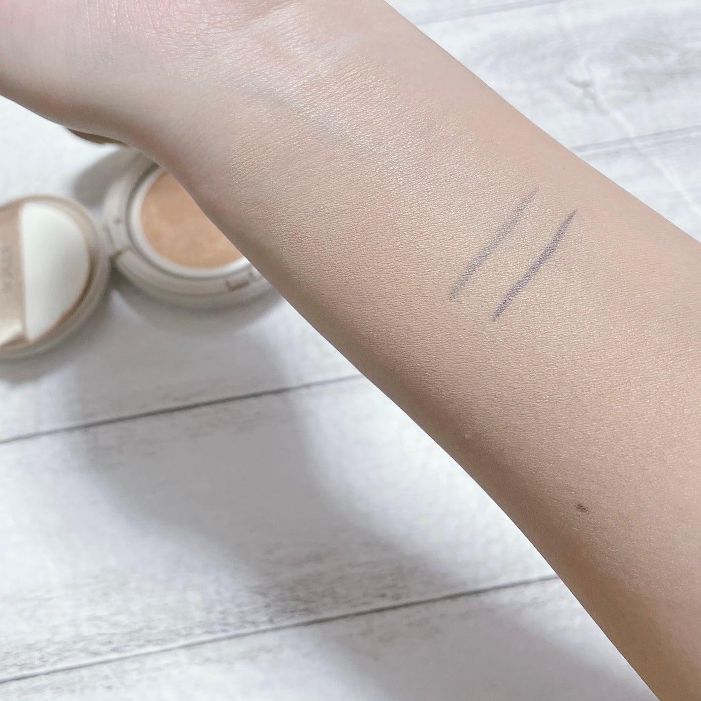 ミネラルグロウスキンクッション/エトヴォス/クッションファンデーションを使ったクチコミ(3枚目)