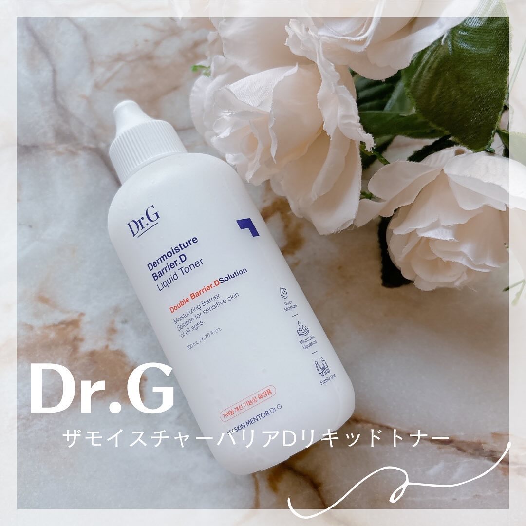 ザモイスチャーバリアDリキッドトナー/Dr.G/化粧水を使ったクチコミ（1枚目）