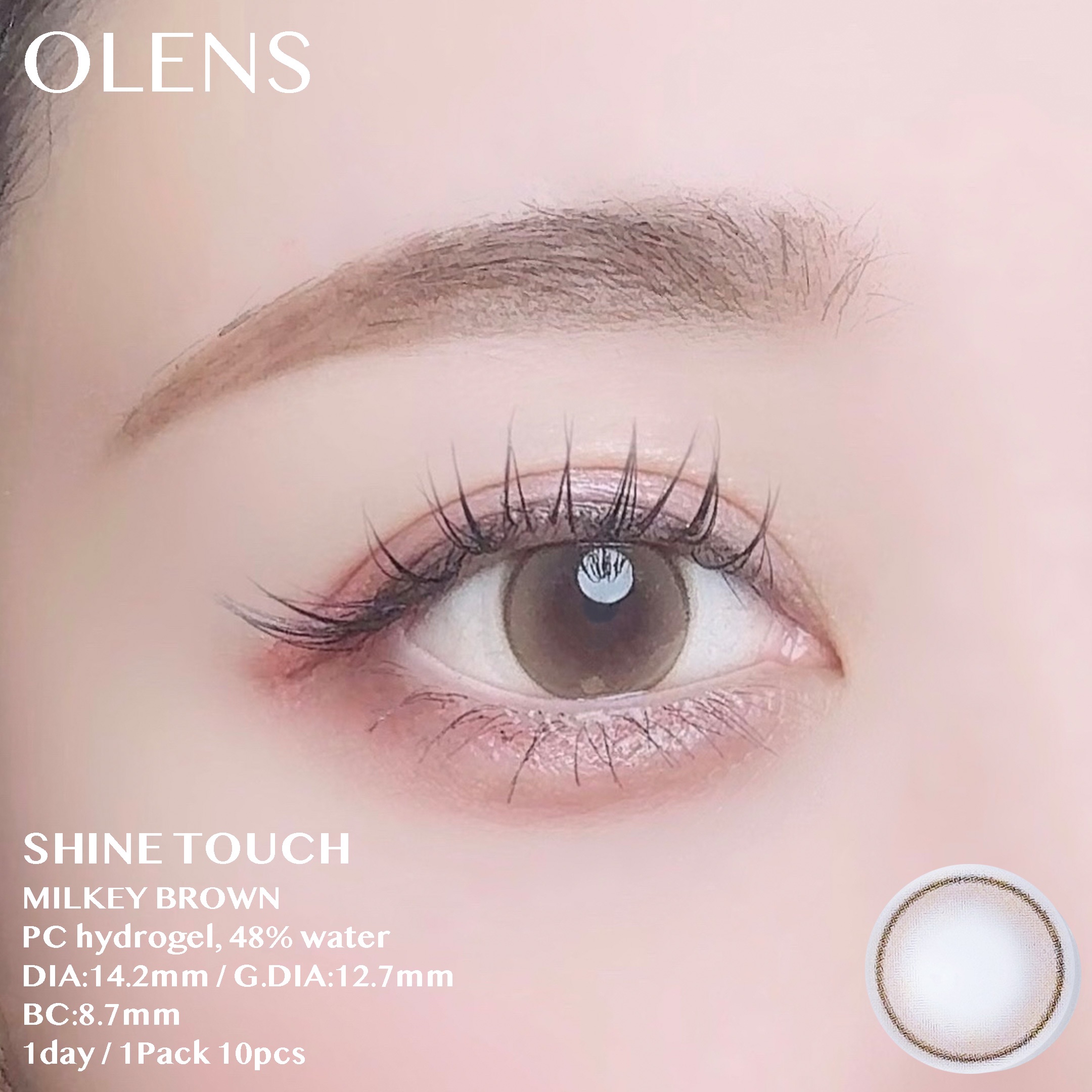 Real Ring 1day/OLENS/ワンデー（１DAY）カラコンを使ったクチコミ（3枚目）