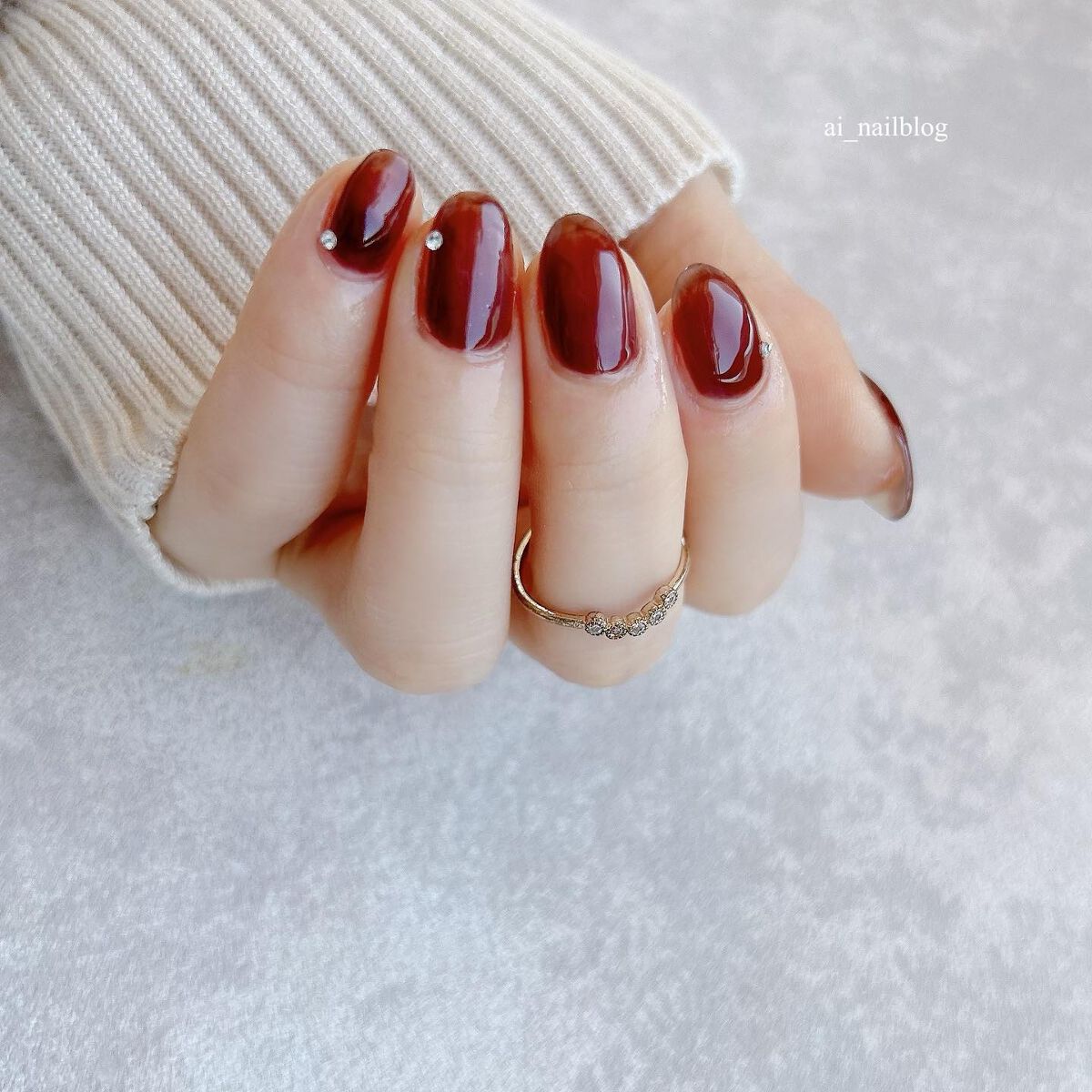 シャインオンミーネイルカラー SE18.カフェナポリ/Dear.A/マニキュアを使ったクチコミ（3枚目）