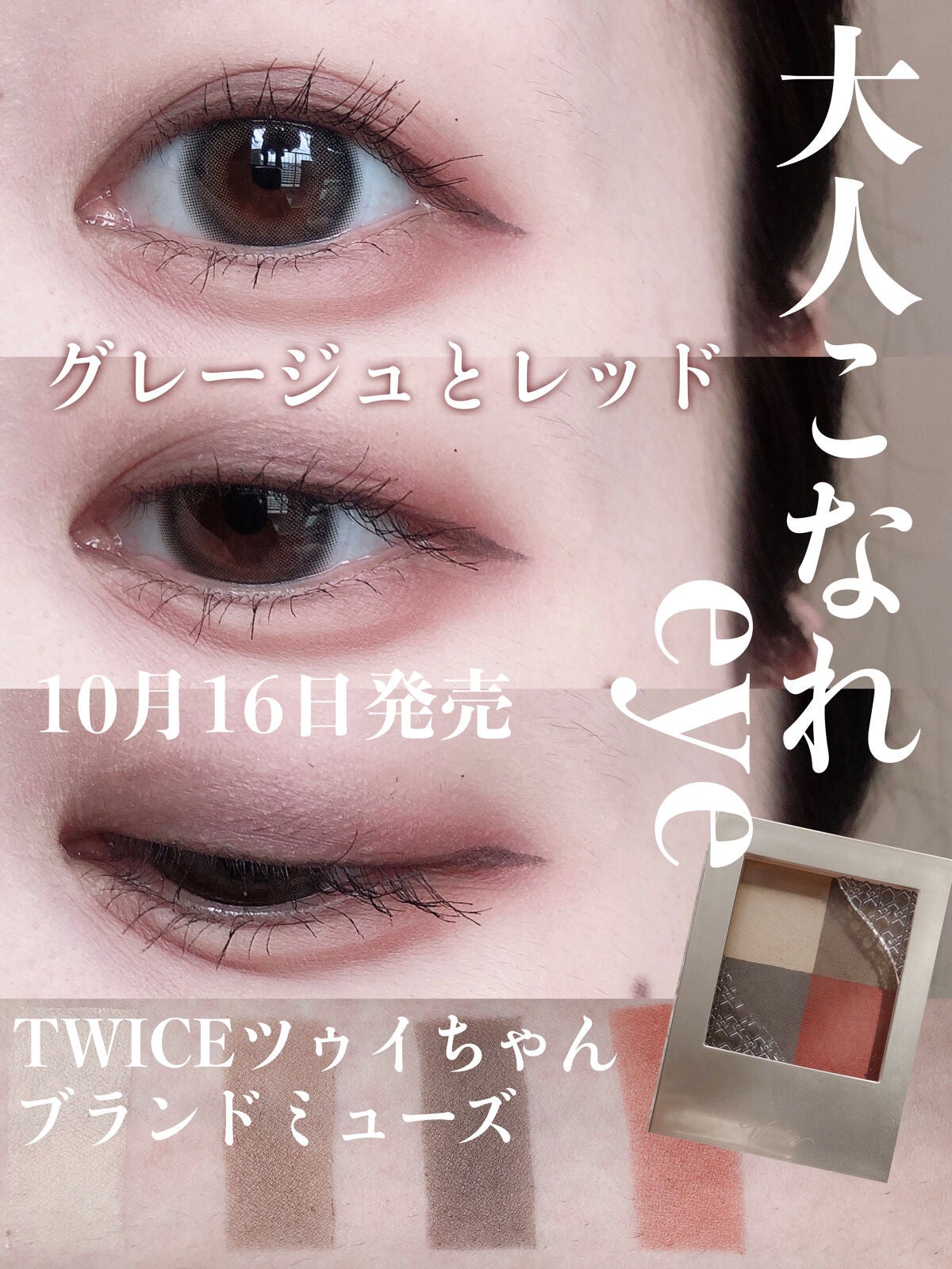 ニュアンス マット クリエイター/Visée/アイシャドウパレットを使ったクチコミ(1枚目)