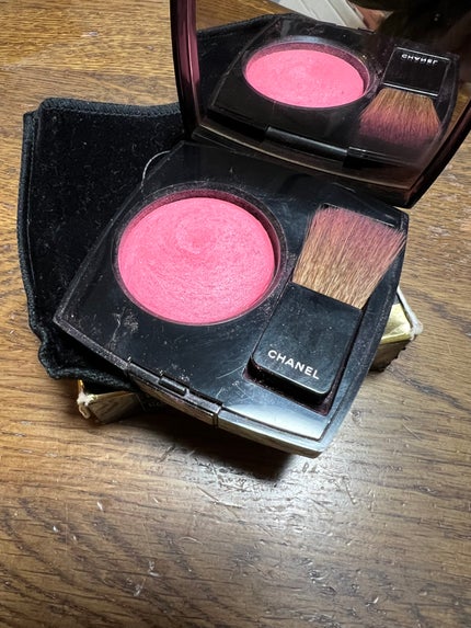 ジュ コントゥラスト 67 ローズ トゥルビヨン/CHANEL/パウダーチークを使ったクチコミ(1枚目)