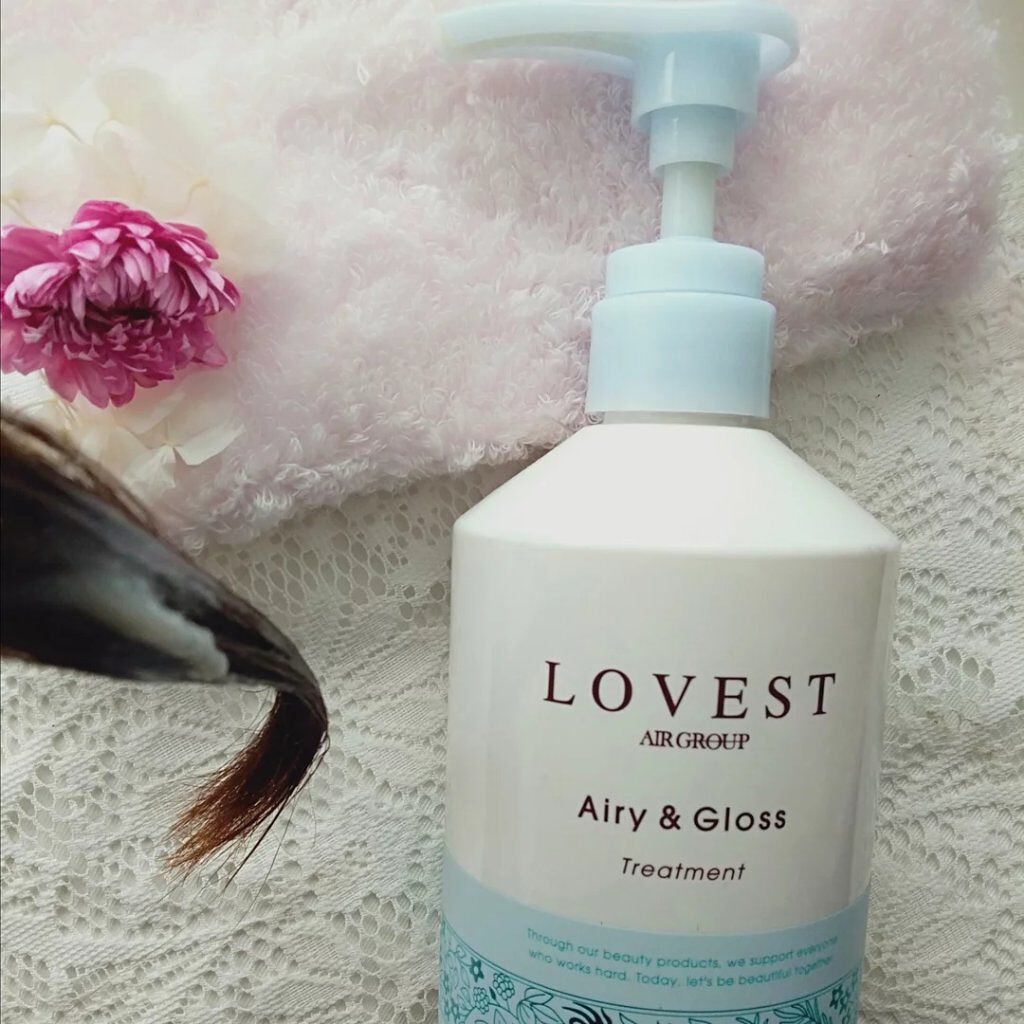 エアリーアンドグロス シャンプー/トリートメント /LOVEST by air Salon Quality Hair Care/市販シャンプーを使ったクチコミ(5枚目)