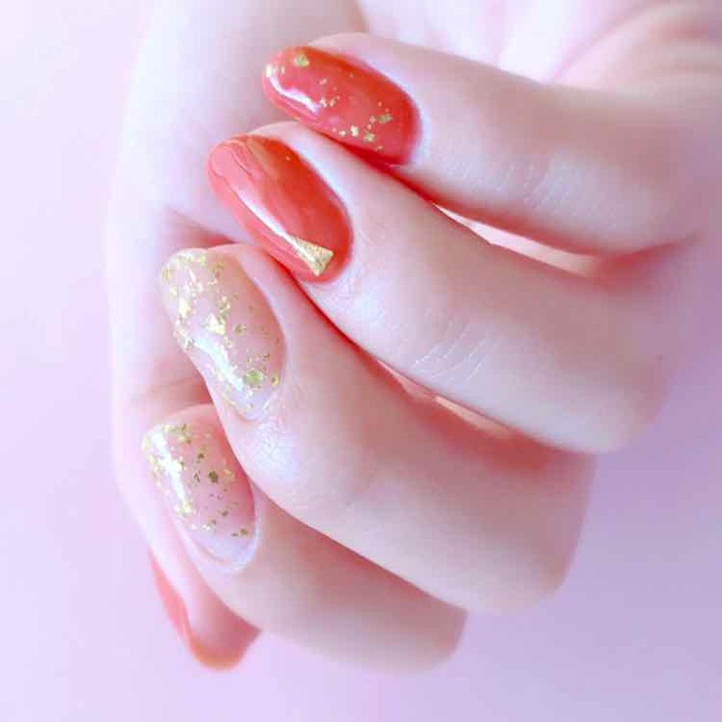 ジェルネイル ゴールド/ジェルミーワン/ジェルネイルを使ったクチコミ（3枚目）